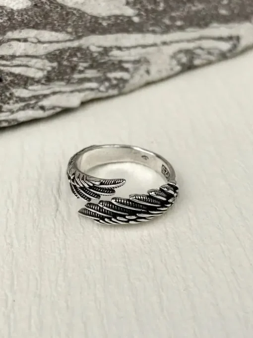 Angel Wings Adjustable Ring