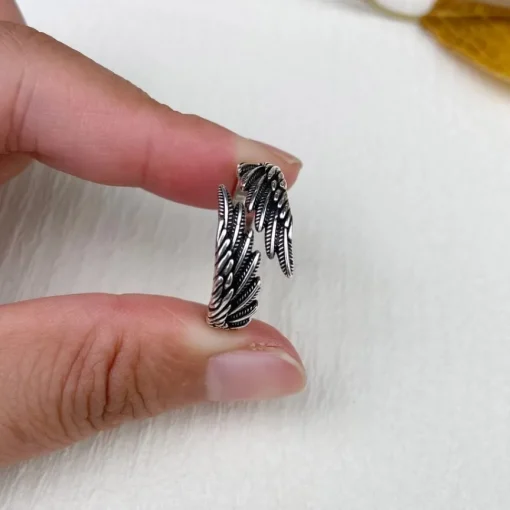 Angel Wings Adjustable Ring