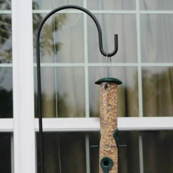 Ashman Sturdy Tube Bird Feeders-Set of 2, Green, Red or Yellow