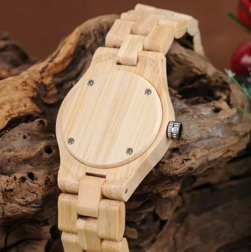 Bamboo/Wooden Jaguar/Leopard Watch for Ladies! Jaguars Fans LOOK!