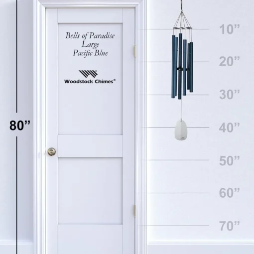 Bells of Paradise - Pacific Blue 44" Woodstock Chimes