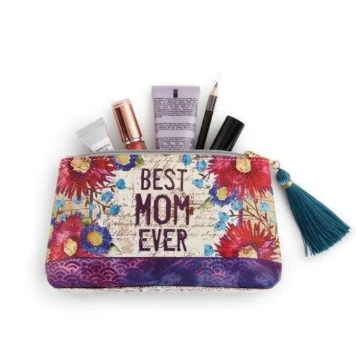 BEST MOM EVER! Cosmetic Bag Beautiful Gift for Moms*