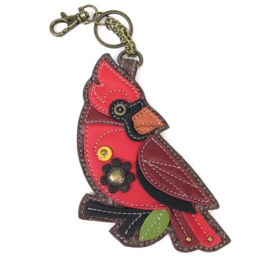 Cardinal Collection by Chala VEGAN Wallet, Tote and Keychain