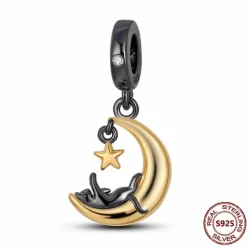 Cat Lovers Pandora Style Charm Collection Sterling Silver
