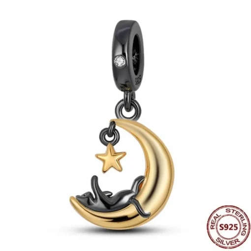 Cat Lovers Pandora Style Charm Collection Sterling Silver