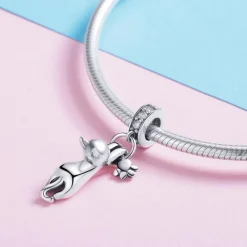 Cat Lovers Pandora Style Charm Collection Sterling Silver