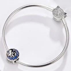 Cat Lovers Pandora Style Charm Collection Sterling Silver