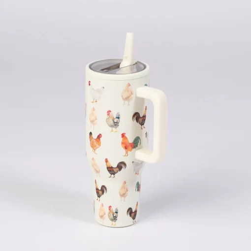Chicken 40oz Stainless Steel Spill Proof Insulated Tumbler