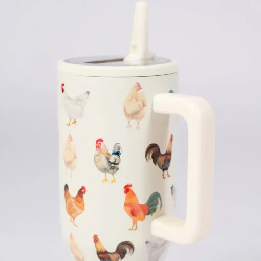 Chicken 40oz Stainless Steel Spill Proof Insulated Tumbler
