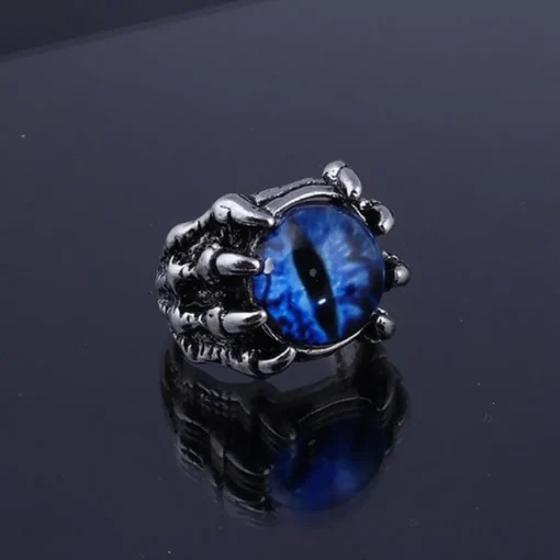 Colorful Eye in Bony Claws Ring- 4 Colors! Very Cool!