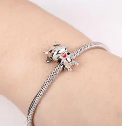 Cow & Llama & Horse Charms for Pandora Style Bracelets Sterling Silver Farm Animal Charms