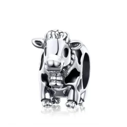 Cow & Llama & Horse Charms for Pandora Style Bracelets Sterling Silver Farm Animal Charms
