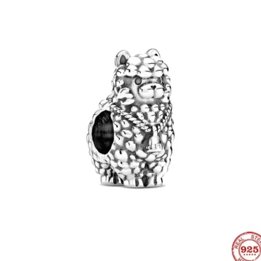Cow & Llama & Horse Charms for Pandora Style Bracelets Sterling Silver Farm Animal Charms