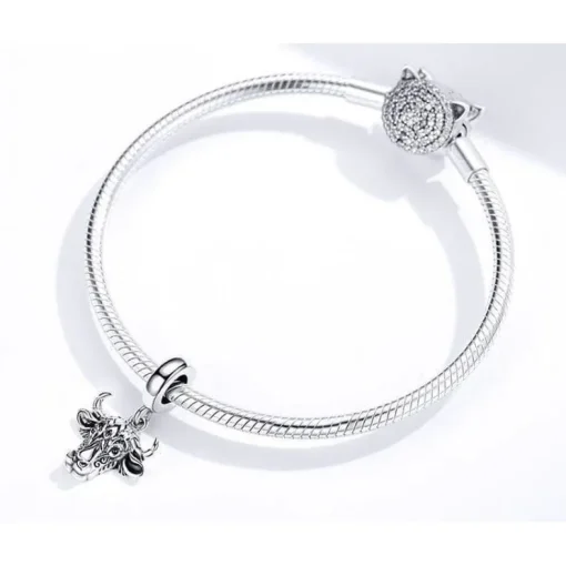 Cow & Llama & Horse Charms for Pandora Style Bracelets Sterling Silver Farm Animal Charms