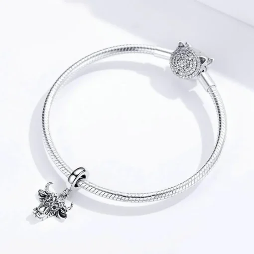 Cow & Llama & Horse Charms for Pandora Style Bracelets Sterling Silver Farm Animal Charms