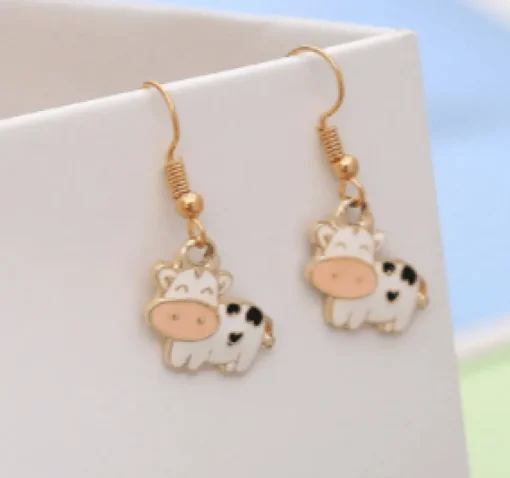 Cow Earrings-Cute Fashion Bovine Earrings!*