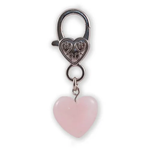 Crystal Rose Quartz Healing Pet Pendant Harmony