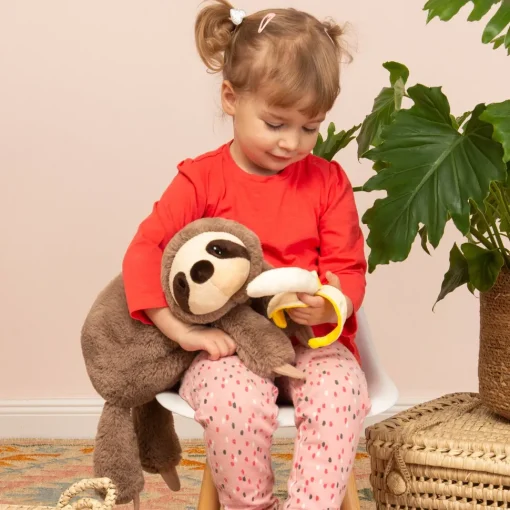Cute Floppy "Helge" Sloth 48 cm Stuffed Animal by Teddy Hermann