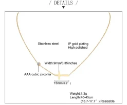 Dainty Cross Bracelet