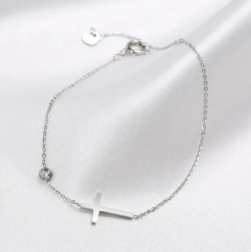 Dainty Cross Bracelet