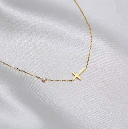 Dainty Cross Bracelet