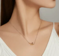 Dainty Honey Bee Necklace and Earrings Each or SET 925 Sterling Silver*