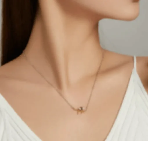 Dainty Honey Bee Necklace and Earrings Each or SET 925 Sterling Silver*