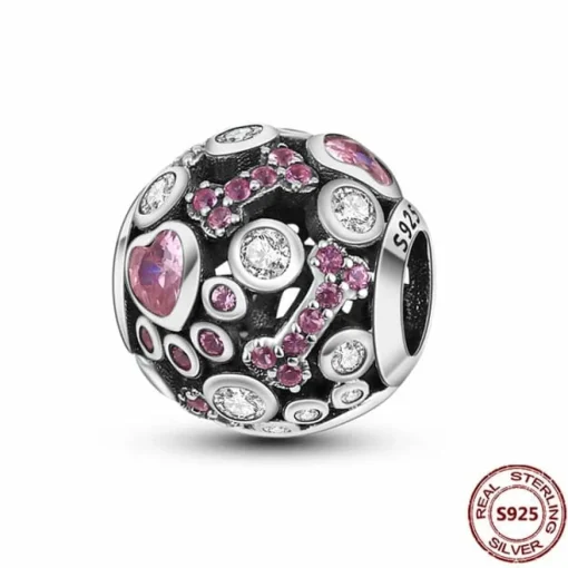 Dog Charm Collection Pandora Style Charms Sterling Silver Boston, Frenchie, Chi, Schnauzer, Puppy