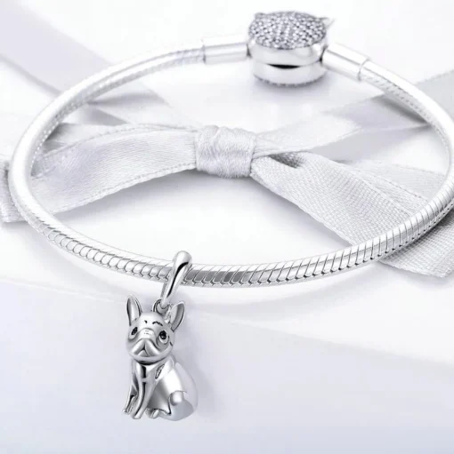 Dog Charm Collection Pandora Style Charms Sterling Silver Boston, Frenchie, Chi, Schnauzer, Puppy