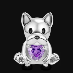 Dog Charm Collection Pandora Style Charms Sterling Silver Boston, Frenchie, Chi, Schnauzer, Puppy