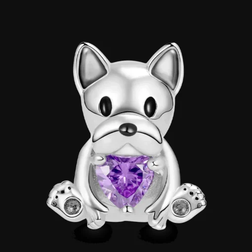 Dog Charm Collection Pandora Style Charms Sterling Silver Boston, Frenchie, Chi, Schnauzer, Puppy