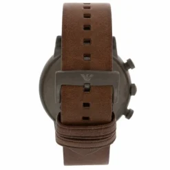 Emporio Armani Men's Chronograph Gunmetal Stainless Steel Watch