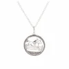 Equestrian Eventing Horse Lover's Necklace Sterling SIlver