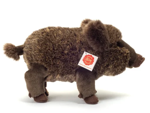 European Wild Boar 30 cm Fluffy Plush Animal by Teddy Hermann