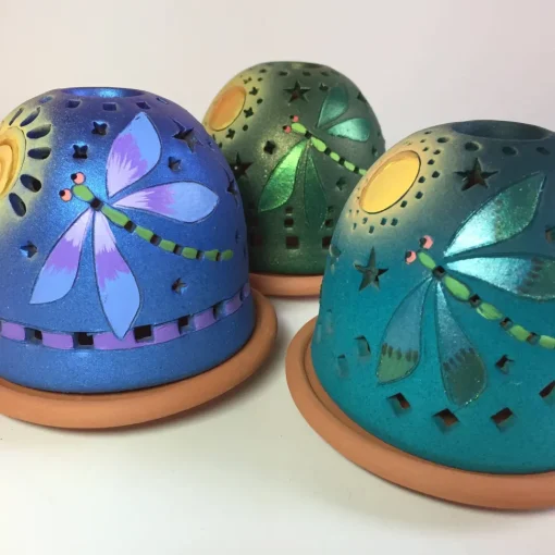 Firefly Ceramic Luminary-Handmade in the USA!*