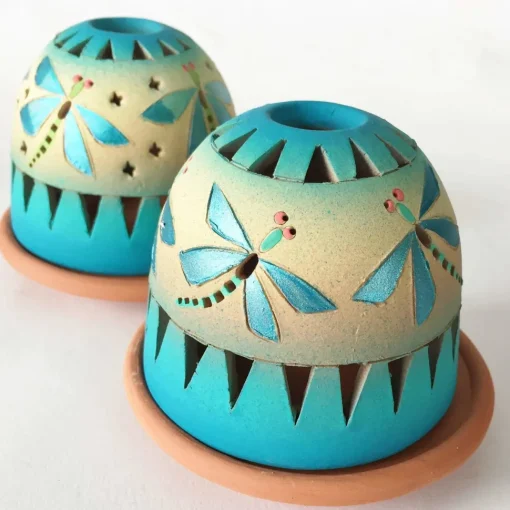 Firefly Ceramic Luminary-Handmade in the USA!*