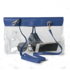 FL Gator Vegan Leather Stadium Clear Crossbody Bag