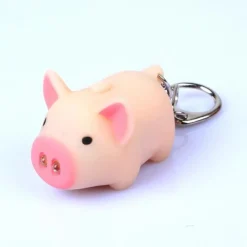 Flying or Standing Key-chain Light Piggies! Makes Noise for Emergencies Too!*