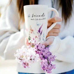 Friends make life beautiful Ceramic Coffee Mug