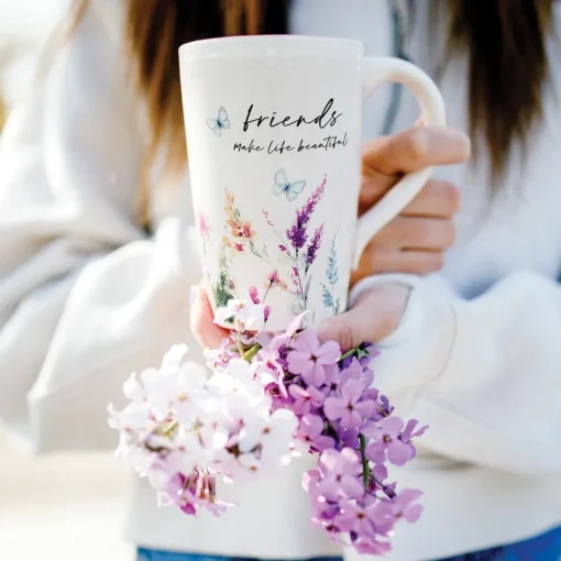 Friends make life beautiful Ceramic Coffee Mug