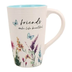 Friends make life beautiful Ceramic Coffee Mug