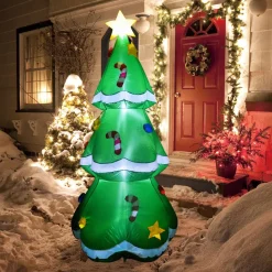 5 ft Christmas Indoor & Outdoor Inflatable Tree Decorations