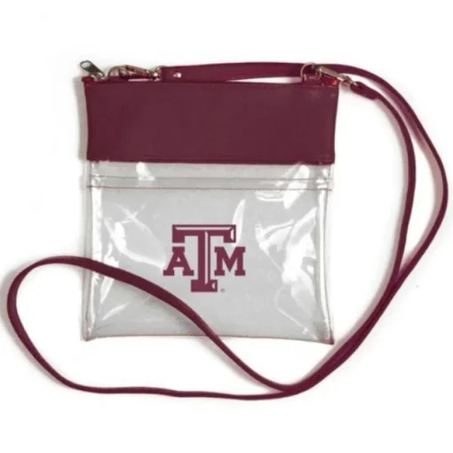 Gameday Clear Crossbody Handbag - 7.5"w x 8"h