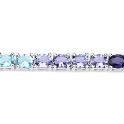 Gemstone Bracelets in Sterling Silver-Amethyst, Sapphire, Peridot and MORE!