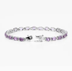 Gemstone Bracelets in Sterling Silver-Amethyst, Sapphire, Peridot and MORE!