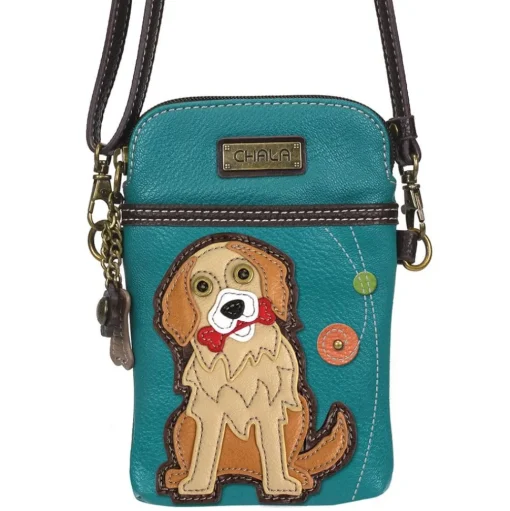 GOLDEN RETRIEVER Chala Collection-KEychain, totes, crossbody, wallet!*