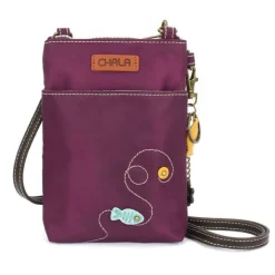 Gray & Orange Tabby Cat Collection Keychain, Wallet, Crossbody by Chala Vegan