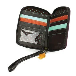 Gray & Orange Tabby Cat Collection Keychain, Wallet, Crossbody by Chala Vegan
