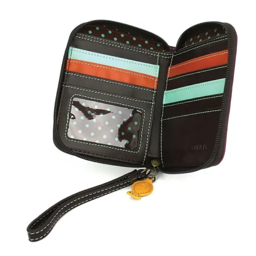 Gray & Orange Tabby Cat Collection Keychain, Wallet, Crossbody by Chala Vegan