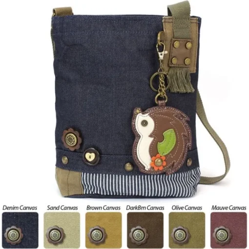 Hedgehog Collection by Chala Keychain Wallet Purse VEGAN
